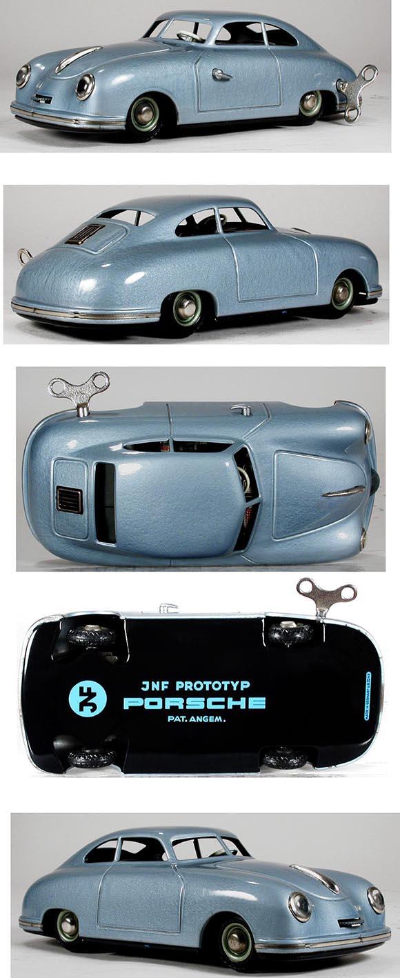 c.1950 JNF, Clockwork Porsche Speedster 